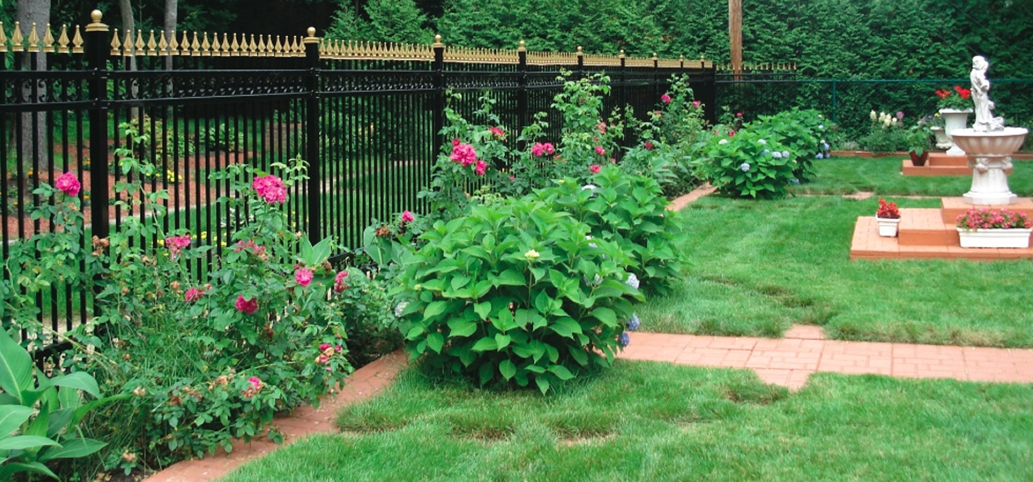 walls, planters and sodding